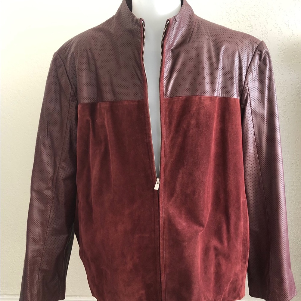 Claiborne Lux, Vintage men's leather jacket